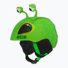 Giro Launch Plus bright green alien children's ski helmet