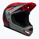 Bell Sanction matte crimson/slate/gray bicycle helmet