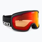 Giro Cruz black wordmark/amber scarlet ski goggles