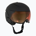 Women's ski helmet Giro Aria Spherical matte black/vivid cooper