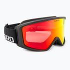 Giro Index 2.0 black wordmark/vivid ember ski goggles