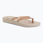 Women's flip-flops Ipanema Bossa Soft V beige/gold