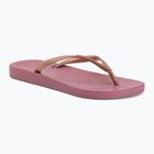 Women's flip-flops Ipanema Anat Tan lilac/metallic pink
