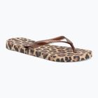 Women's flip-flops Ipanema Animal Print beige/bronze/bronze