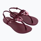Women's sandals Ipanema Classic Dreamy burgundy/burgundy/metallic