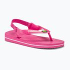 Havaianas Baby Brasil Logo II pink flux / white sandals