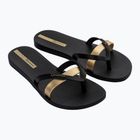 Ipanema Kirei black/gold women's flip flops