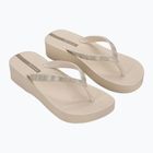 Women's Ipanema Mesh X Plat flip flops beige/beige/brown