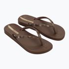 Women's Ipanema Mesh IX brown/brown/Gold flip flops