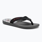 RIDER Impulse Graphic dark grey/black/red men's flip flops