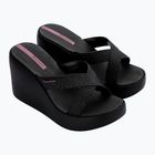 Women's Ipanema High Fashion II Slide black/glitter black/lilac flip-flops