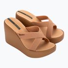 Women's flip-flops Ipanema High Fashion II Slide beige/glitter beige/green
