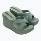 Women's Ipanema High Fashion II Slide green/glitter green/grey flip-flops