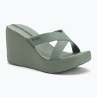 Women's Ipanema High Fashion II Slide green/glitter green/grey flip-flops