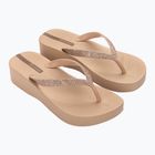 Ipanema women's flip flops Mesh Chic Plat beige/glitter beige