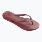 Women's Havaianas Slim Gloss amaranth flip flops