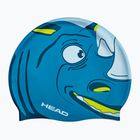 HEAD Meteor BLWH blue and white children's swimming cap 455138