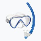 Mares Combo Stream snorkelling set royal blue/clear