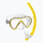 Mares Combo Stream yellow/clear snorkel set