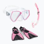 Mares X-One Pirate pink/black children's diving set 410759