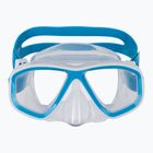 Diving mask Mares Puffer aqua white/clear
