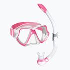 Mares Combo Wahoo Neon pink/white/clear snorkel kit