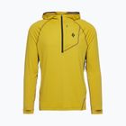 Men's trekking sweatshirt Black Diamond Alpenglow Pro Hoody yellow AP7520827006