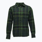 Men's Black Diamond Project Heavy Flannel palm green/anthracite plaid trekking shirt