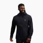 Men's waterproof jacket Black Diamond Strataline Stretch Shell black