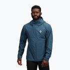 Men's waterproof jacket Black Diamond Strataline Stretch Shell midnight blue