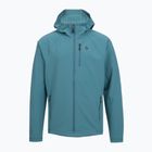 Men's sweatshirt Black Diamond Coefficient Storm Full Zip Hoody creek blue