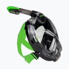 SEAC Libera black/green lime full face mask for snorkelling