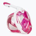 Full-face snorkelling mask SEAC Magica white/pink