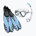 Snorkelling set SEAC Tris Ala aquamarine