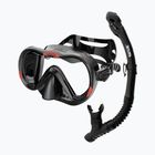 Snorkelling set SEAC Bis Boss + Reverse Dry black