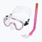 Children's snorkelling set SEAC Marina Bis Set pink