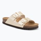 Scholl Josephine Metal light gold women's flip-flops