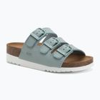 Scholl Rio Wedge Ad Med pale blue women's flip-flops