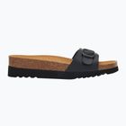 Scholl women's flip-flops Ginni Wide Med black