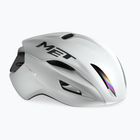 Bike helmet MET Manta MIPS white holographic glossy