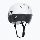 Bike helmet MET Codatronica white/silver matt glossy