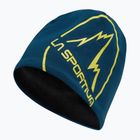 La Sportiva Circle Beanie storm blue/lime peach winter beanie