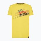 Men's La Sportiva Stripe Evo trekking shirt yellow H25100100