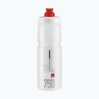 Elite Jet cycling bottle 750 ml clear/red logo