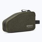 Brooks England Scape Top Tube bike bag with bolts 0.9 l mud green