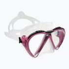 Cressi Lince pink/colourless diving mask DS311040