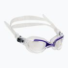 Cressi Flash clear/clear blue swim goggles DE202322