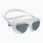 Cressi Cobra clear/clear white smoked swim mask DE201931