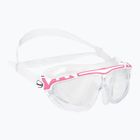 Cressi Skylight clear/white pink swim mask DE203340