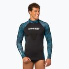 Men's Cressi Cobia Hunter camo blue swimming longsleeve